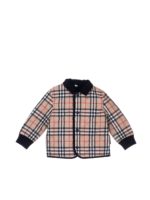 Giubbino trapuntato motivo Vintage check