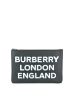 Busta in pelle con logo