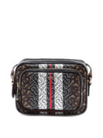 Camera bag in e-canvas stampa monogramma