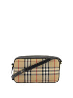 Borsa in tela con motivo Vintage Check