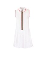 Abito polo con motivo a righe