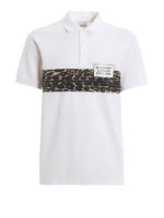 Polo Somerville in piquet con banda maculata