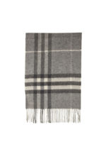 Sciarpa in cashmere con motivo check classico