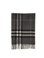 Sciarpa in cashmere con check classico
