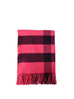 Bandana in cashmere scozzese fucsia