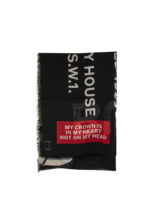 Sciarpa in lana e seta con stampa Horseferry