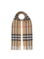 Sciarpa in cashmere con motivo Vintage check