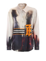 Camicia Arianna in twill di seta stampata