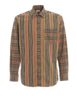 Camicia Classic in cotone a righe e quadri