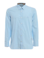 Camicia William in popeline azzurro