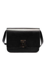 TB bag M in pelle nera