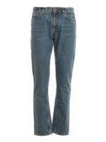Jeans a gamba dritta in denim