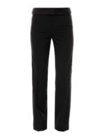 Pantaloni con dettagli in seta