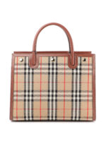 Tote Title piccola in pelle