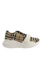 Sneaker in cotone con motivo Vintage Check
