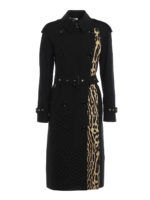 Trench Bridstow con fodera leopardata