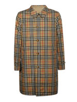 Trench Vintage check reversibile