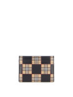 Portacarte in pelle Vintage Check