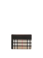 Portacarte con motivo Vintage check