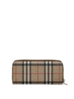 Portafoglio zip-around Vintage Check