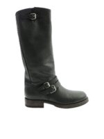 Stivali neri con cinturini