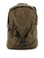 Zaino verde in raso di nylon