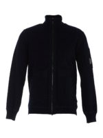 Cardigan a collo alto