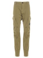 Pantaloni cargo logo lens beige