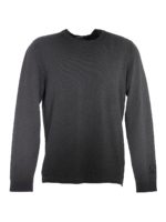 Girocollo in cotone grigio