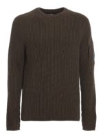 Maglia girocollo a coste