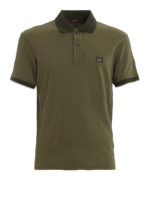 Polo in pique con dettagli a contrasto