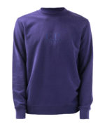 Felpa logo in cotone