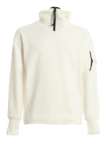 Felpa con cappuccio in punto smock