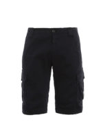 Pantaloni cargo in raso stretch