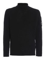 Maglione in misto lana punto rasato