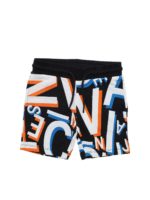 Bermuda Letter nero bianco e arancione