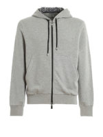 Felpa in cotone con tasca a marsupio