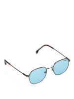 Occhiali da sole rutenio con lenti blu