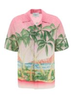 Camicia a manica corta in lino