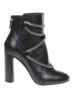 Tronchetti Zoe in nappa con tacco