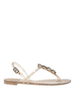 Infradito Jelly in pvc con cristalli