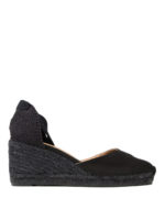 Espadrillas zeppa Carina nere