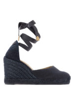 Espadrillas Carina blu con zeppa