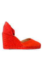 Espadrillas Carina in tela rossa