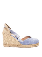 Espadrillas Chiara in tela con zeppa