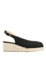 Espadrillas peep-toe Dosalia nere