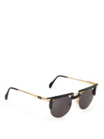 Occhiali da sole con top bar angolata