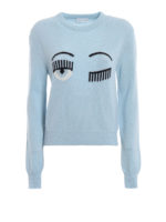 Maglione Flirting celeste in merino