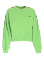 Felpa verde con banda Logomania