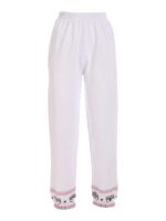 Joggers bianchi con logo